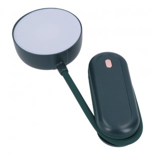 Compact table lamp with battery Green