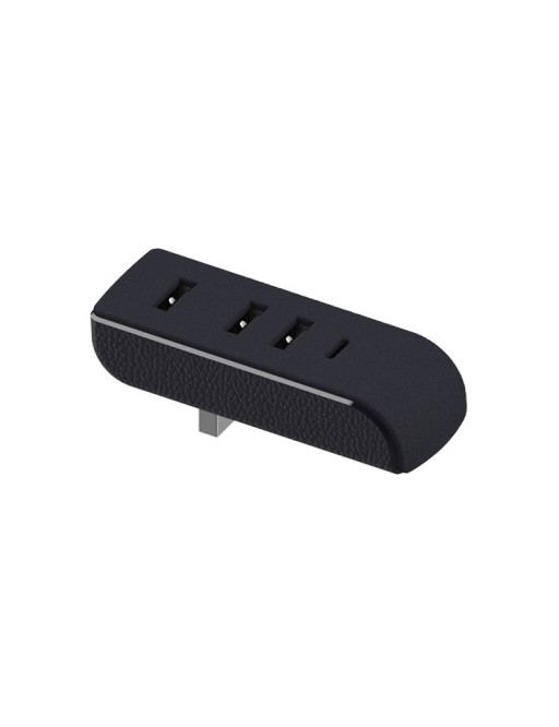 Tesla Model 3/Y 3 USB + 1 Type-C Docking Station Black