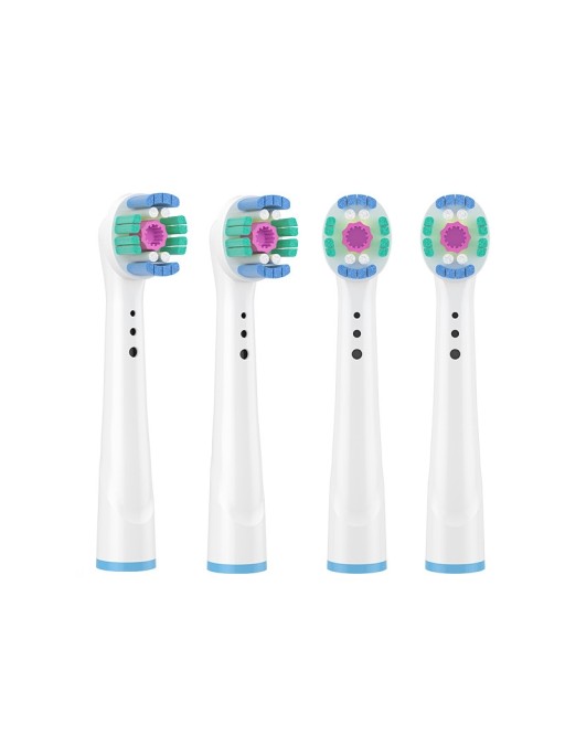 4 pcs. YE-18A 3D Whitening Replacement Brush Head for Oral-B