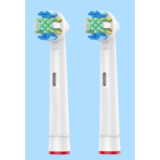 2 pcs. Replacement brush heads for Oral-B (Professional Bright White)
