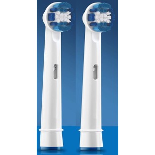 2 pcs. Replacement brush heads for Oral-B (precise cleaning)