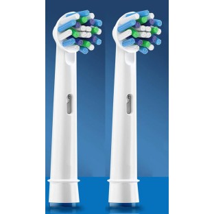 2 pcs. Replacement brush heads for Oral-B (multi-angle cleaning)