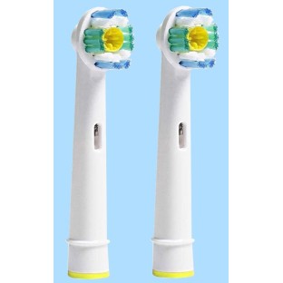 2 pcs. Replacement brush heads for Oral-B (floss type)