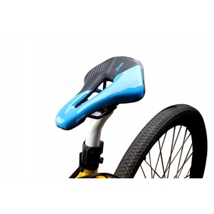 Seggiolino per bicicletta impermeabile e leggero in blu