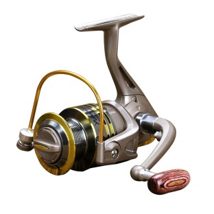 Spinning reel full metal with ball bearing and rocker arm