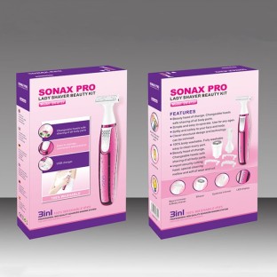 SONAX PRO SN-8722 3in1 nass und trocken elektrischer Damenrasierer