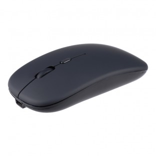 2.4G Silent Wireless Mouse Bluetooth nero opaco