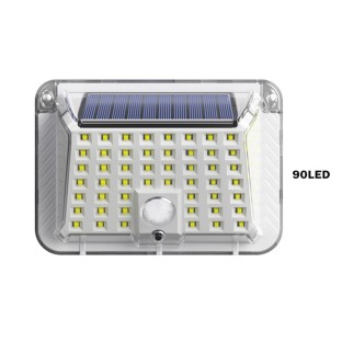 90 LED Wasserdichte Solar Wandleuchte