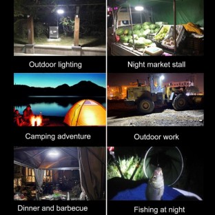 Multifunktionale Campingleuchte