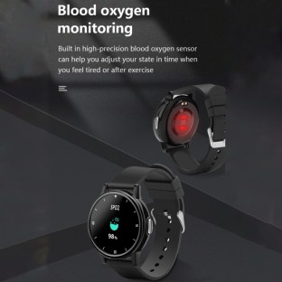 Hamtod KL2 1,28 Zoll Smart Watch mit BT Anruf / Schlaf, Herzfrequenz & Blutdruck-Monitor