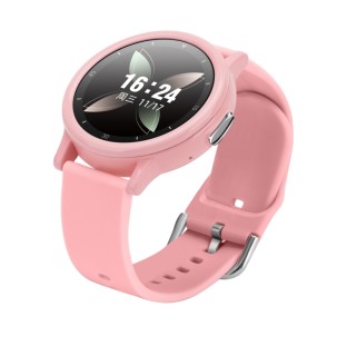 Hamtod KL2 1,28 Zoll Smart Watch mit BT Anruf / Schlaf, Herzfrequenz & Blutdruck-Monitor Pink