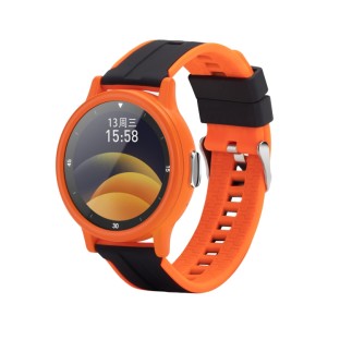 Hamtod Smart Watch avec appel BT / sommeil, fréquence cardiaque & moniteur de pression artérielle Orange