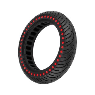 8.pneus en caoutchouc plein 5" pour Xiaomi Mijia M365 / M365 Pro /1S (rouge)