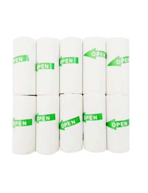 10 rolls of self-adhesive thermal printer paper 57 x 25 mm