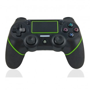 Controller di gioco senza fili per Playstation 4 Nero Verde