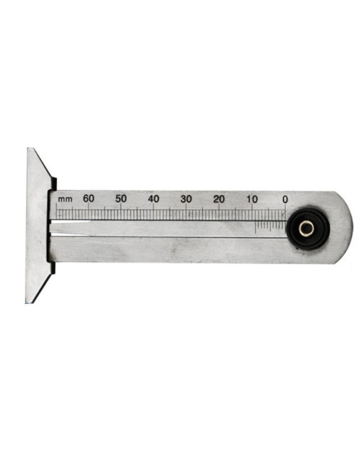 misuratore della profondità del battistrada degli pneumatici in acciaio inox da 0-60 mm
