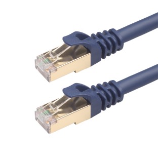 3m CAT8 Ethernet RJ45 LAN Kabel Blau