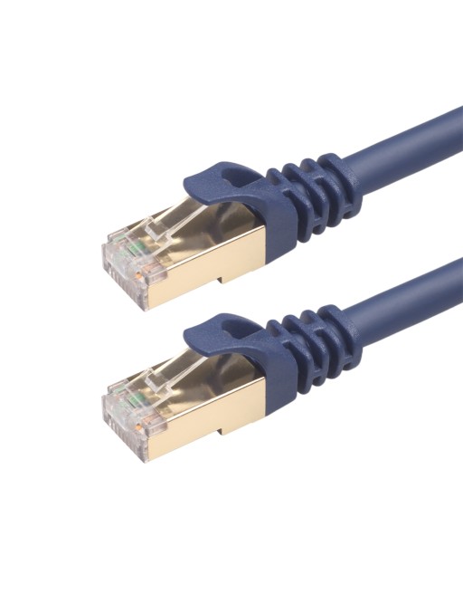 15m CAT8 Ethernet RJ45 LAN Kabel Blau