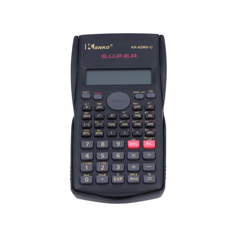 Calculatrice de poche multifonctionnelle avec 240 fonctions noir
