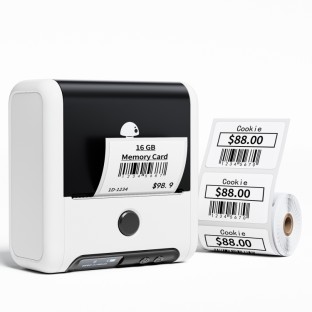 Imprimante thermique d'étiquettes Phomemo M200 Bluetooth Blanc