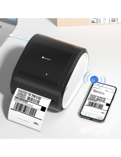 Phomemo D520-BT Bluetooth thermal barcode and address label printer