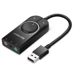 Ugreen USB auf 3 Ports 3.5mm externe Soundkarte