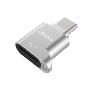 Lenovo USB-C to TF Mini Card Reader Silver