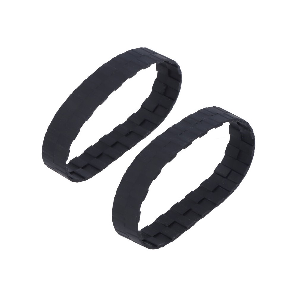 Anti-slip Tire Skin for Roborock S5/Roborock S6/Mijia 1C/Mijia 1S Black