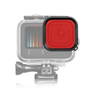 Filtre d'objectif GoPro rouge
