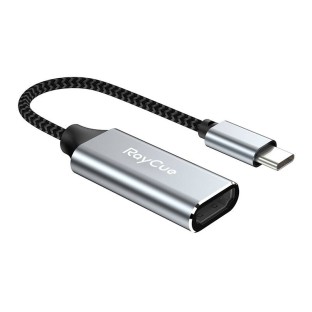 RayCue USB-C auf HDMI 4K 60Hz Adapter Grau