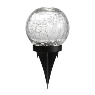 Superfire garden solar lamp glass globe 600mAh