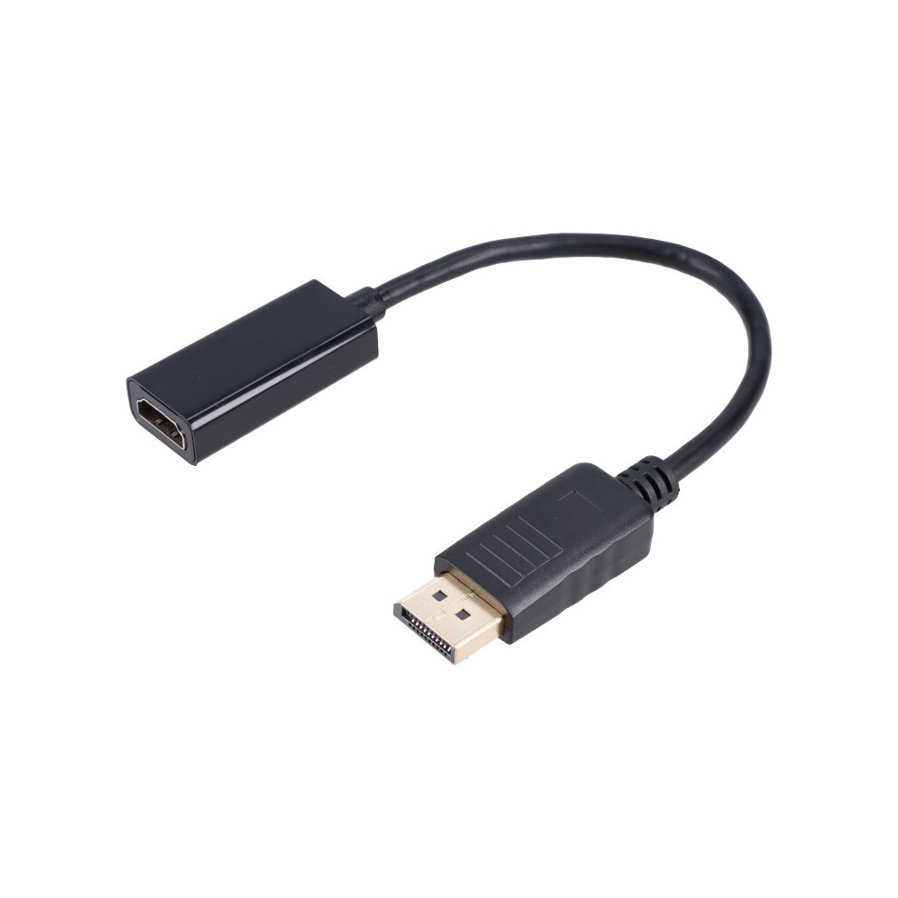 26mm DisplayPort (male) to HDMI (female) Adapter 1080P Black
