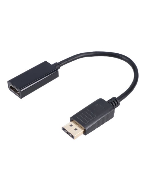 26mm Adaptateur DisplayPort (mâle) vers HDMI (femelle) 1080P noir