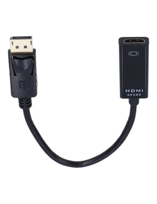 Adaptateur DisplayPort (mâle) vers HDMI (femelle) 4K 26mm noir